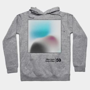 Kind of Blue / Minimalist Graphic Artwork Design Hoodie